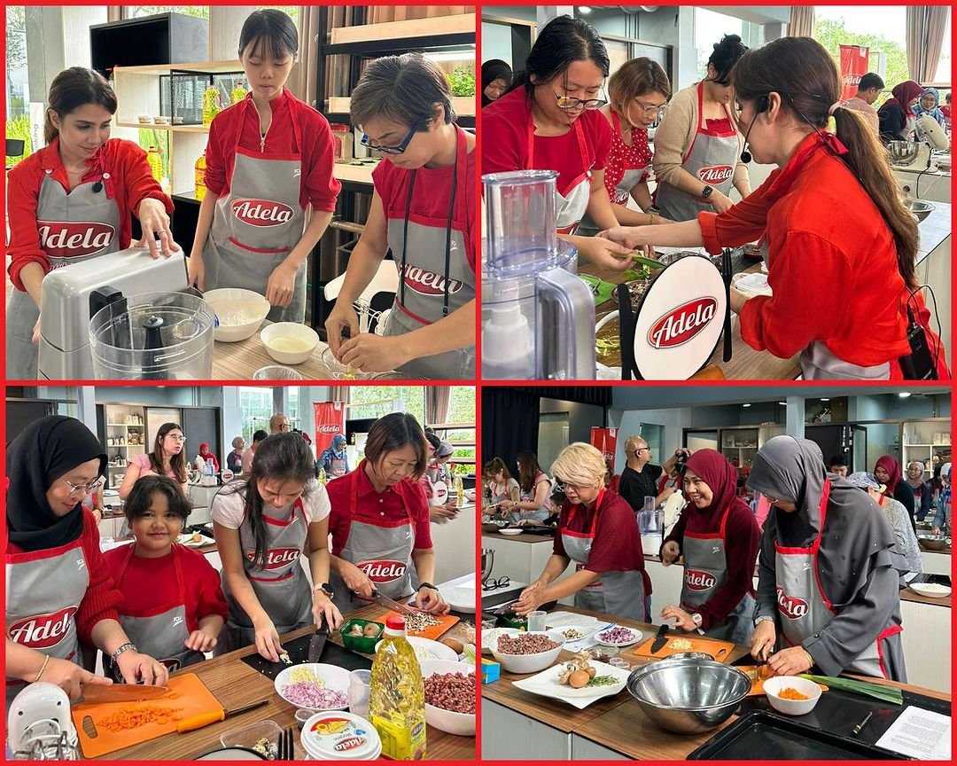 Participants preparing recipes hands-on during the ADELA baking class