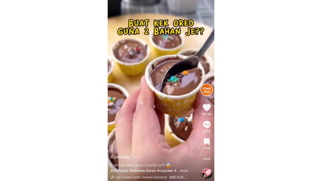 TikTok and short-form video content by iCookAsia Digital