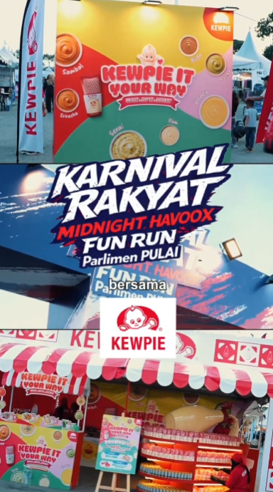 Still from the KEWPIE Karnival Rakyat event video
