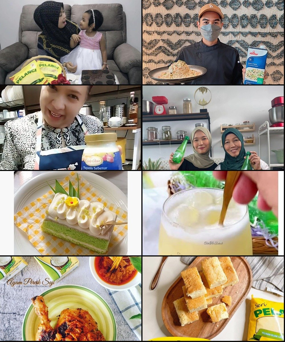 iCookAsia Digital KOL campaign content collage