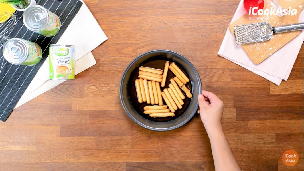 Recipe video being filmed